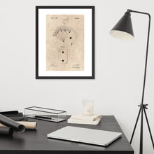 Load image into Gallery viewer, Antique Style Framed Playing Card Patent
