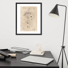 Load image into Gallery viewer, Antique Style Framed Playing Card Patent