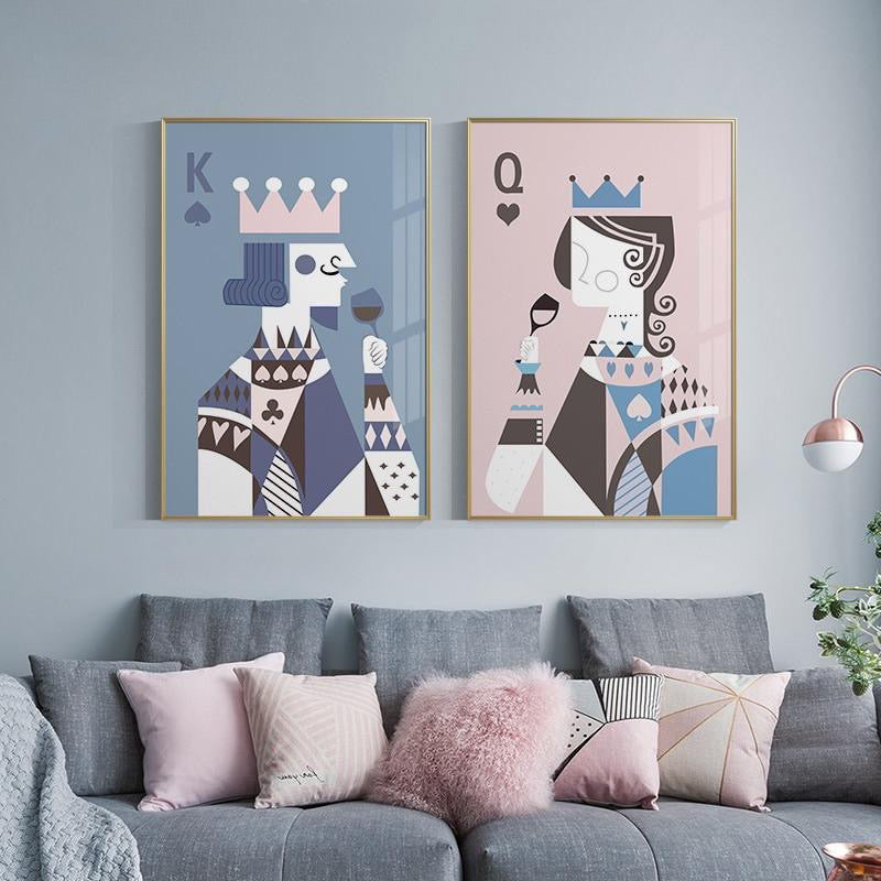 Modern King and Queen Prints