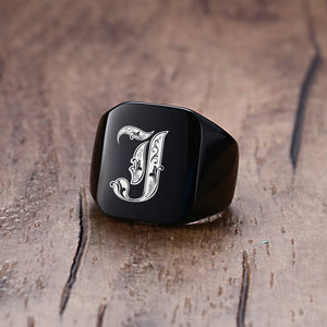 Customized Magician's Initial Ring