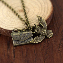 Load image into Gallery viewer, Owl & Envelope Necklace