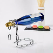 Load image into Gallery viewer, Magic Chain Wine Bottle Holder
