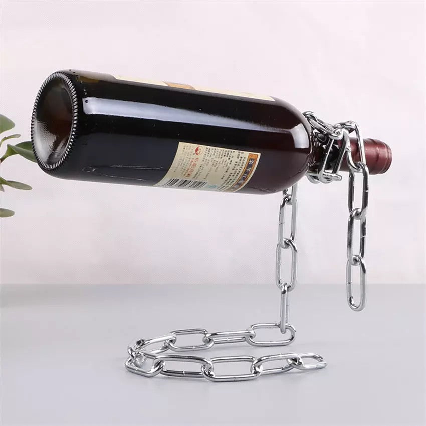 Medieval Style Aluminum Chainmail Wine Bottle Holder Koozie