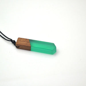 Handcrafted Wood & Resin Necklace