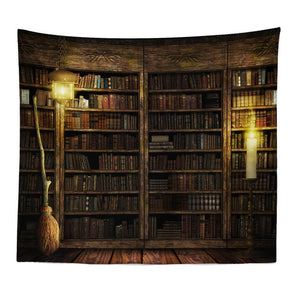 Bookshelf Tapestry