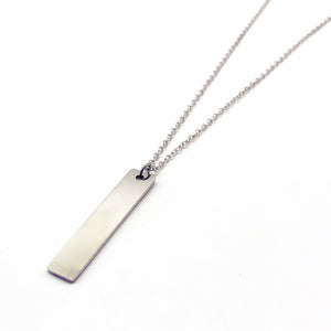 The Rectangle Pendant Necklace