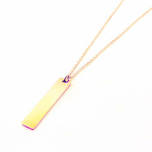 Load image into Gallery viewer, The Rectangle Pendant Necklace
