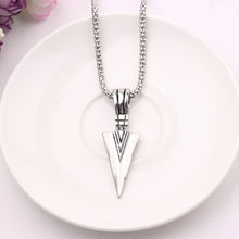Load image into Gallery viewer, Silver Arrowhead Necklace
