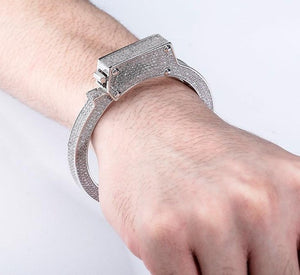 Crystal Handcuff Bracelet