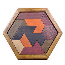 Load image into Gallery viewer, Thurston&#39;s Wooden Tangram Puzzle
