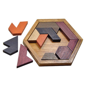 Thurston's Wooden Tangram Puzzle
