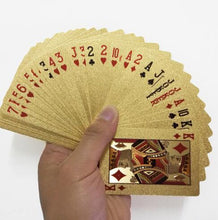 Load image into Gallery viewer, Black Gold Playing Cards
