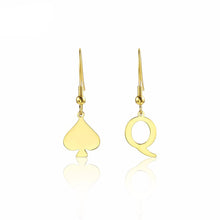 Load image into Gallery viewer, Queen of Spades Earrings
