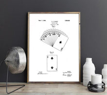 Load image into Gallery viewer, Playing Cards Patent Print
