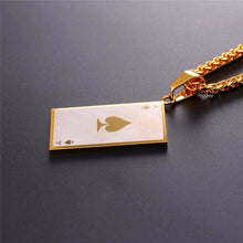 Load image into Gallery viewer, Ace of Spades Necklace
