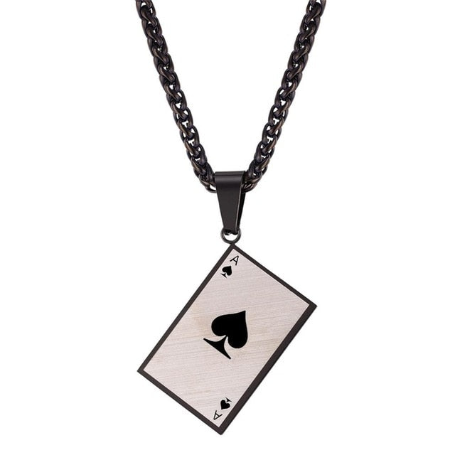 Ace of Spades Necklace