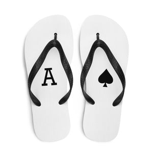 Ace of Spades Flip-Flops